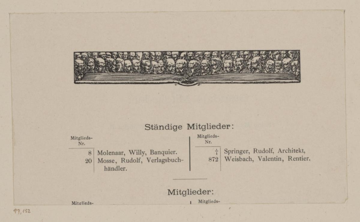 Jahresbericht des Deutschen Kunst-Vereins. Ständige Mitglieder