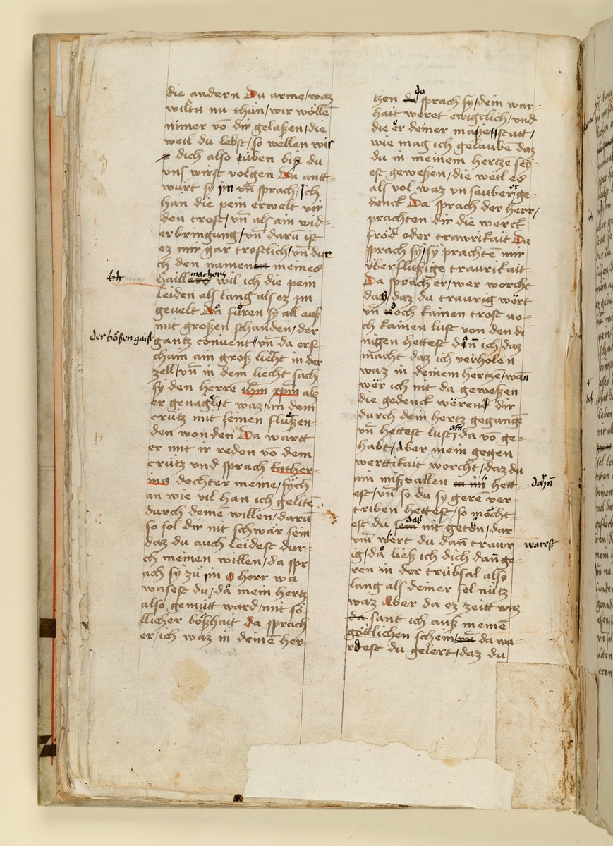 Textseite. Raimund, Das Leben der Hl. Katharina von Siena (geschrieben von der Nonne Elisabeth Warüssin)