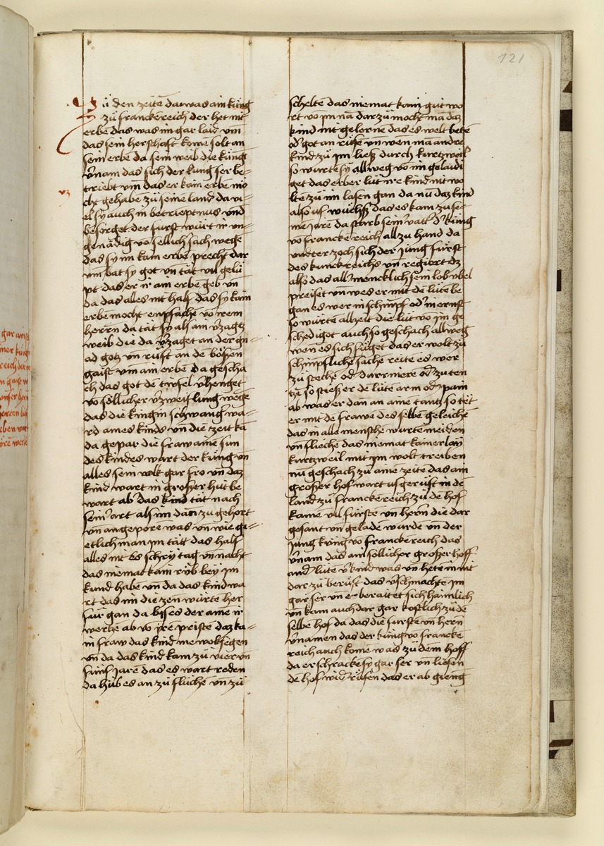 Textseite. Raimund, Das Leben der Hl. Katharina von Siena (geschrieben von der Nonne Elisabeth Warüssin)
