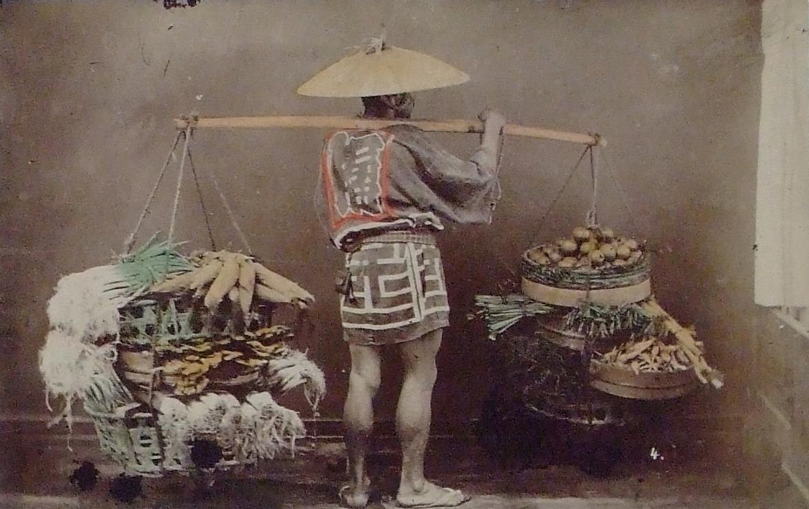 Gemüsehändler 八百の露天商  rotenshô