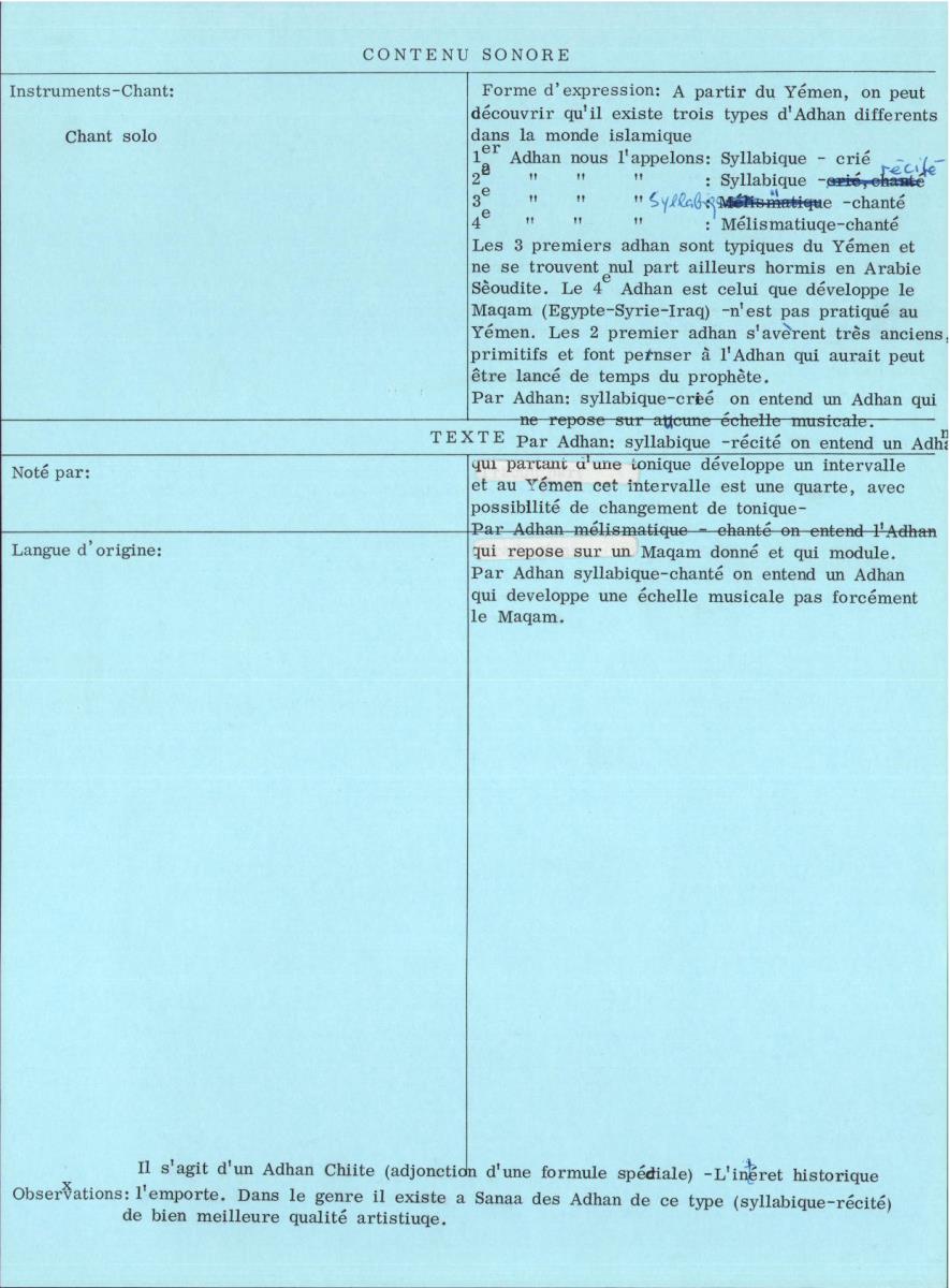 Yémen du Nord / Islam Zaydite / Cheikh Mohammed Hussein Amer-Sanaa