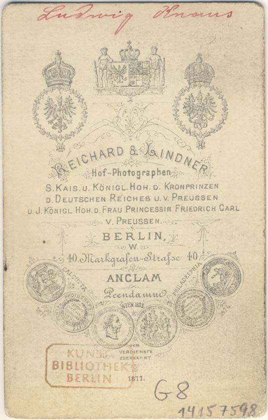 Porträt des Ludwig Knaus
