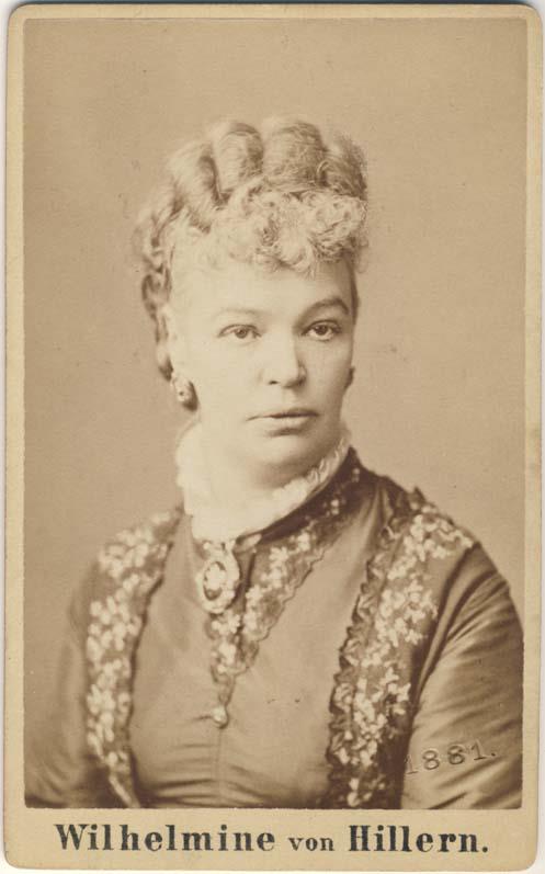 Porträt der Wilhelmine von Hillern