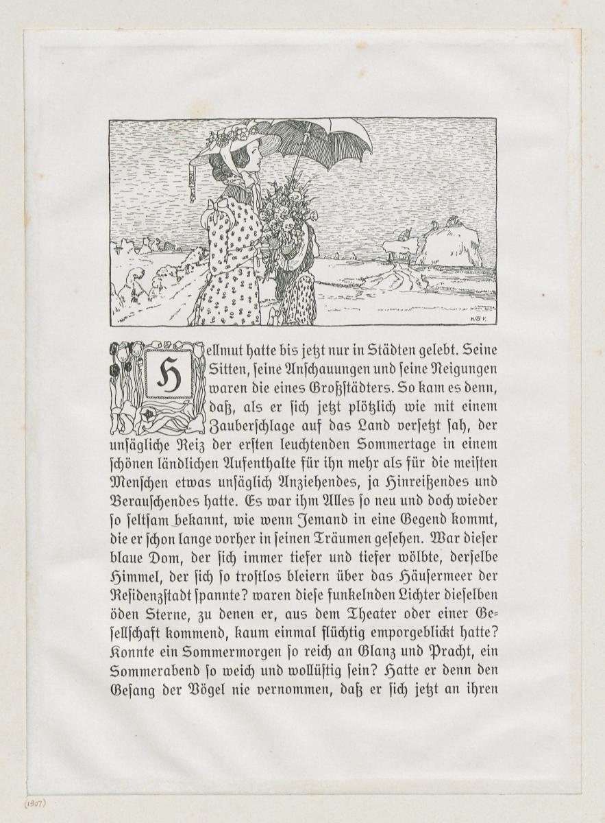 Illustration und Initiale (in Kalender-Bilder, Seite 6)