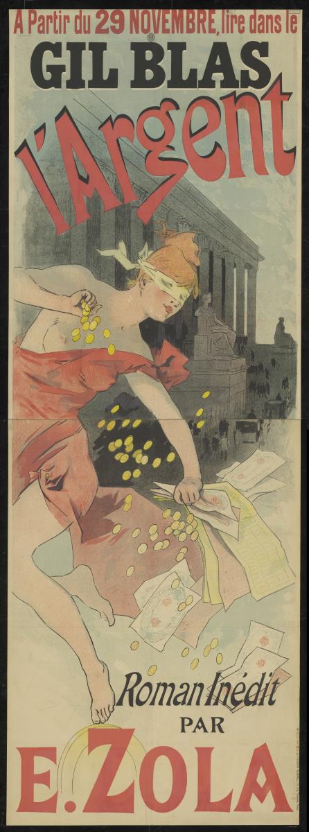 Gil Blas: L' Argent. Roman Inédit par Emile Zola