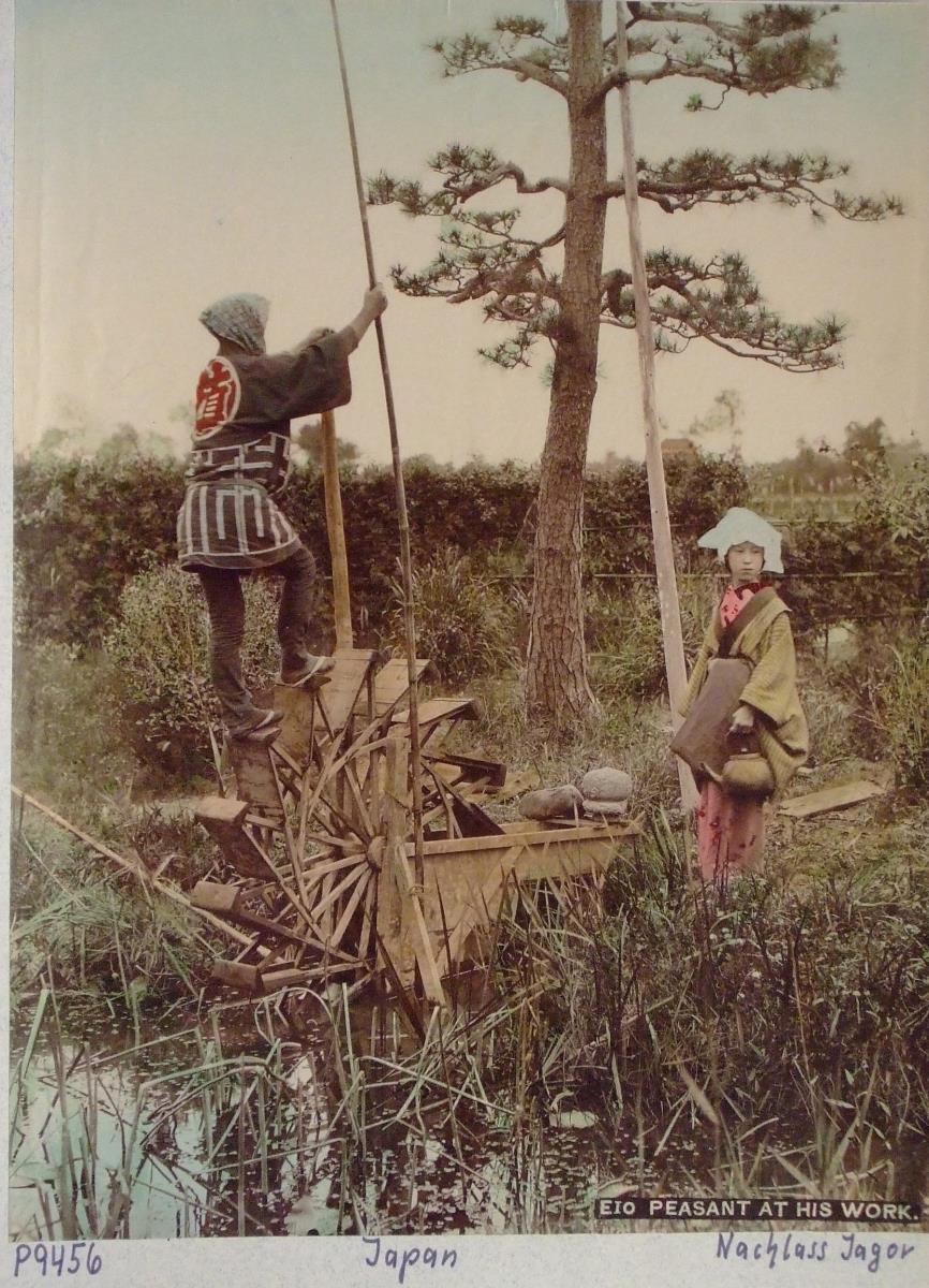 "Peasant at his work"