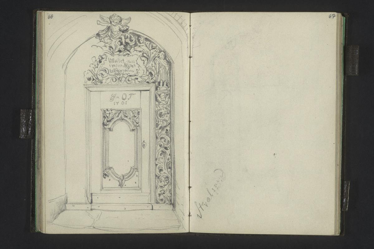 Barockes Portal in Stralsund