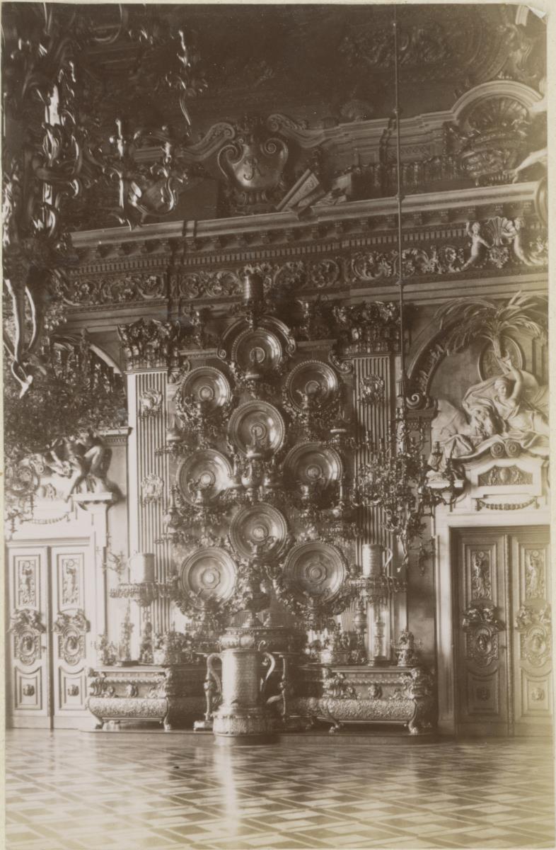 Berlin, Stadtschloss, Rittersaal mit Silberschatz