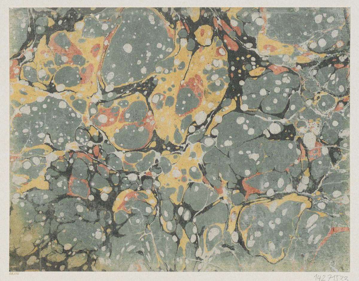 Steinmarmorpapier (Türkisch Marmor)