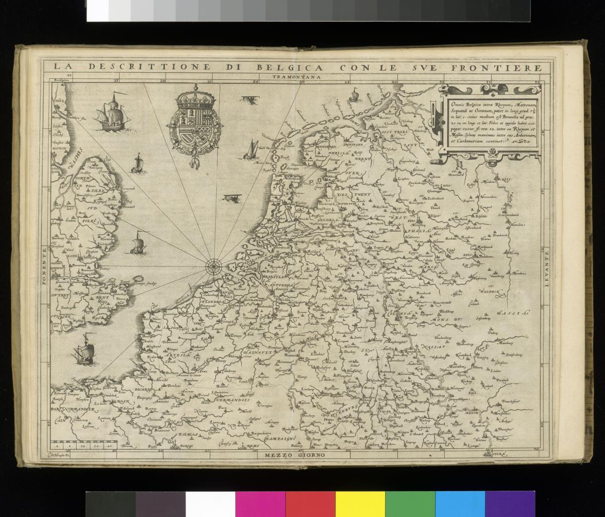 Lodovico Guicciardini: Descrittione Paesi bassi, Albrimenti Detti Germania Inferiore: Guglielmo Gilmo (Stampatore Regio): Antwerpen 1567