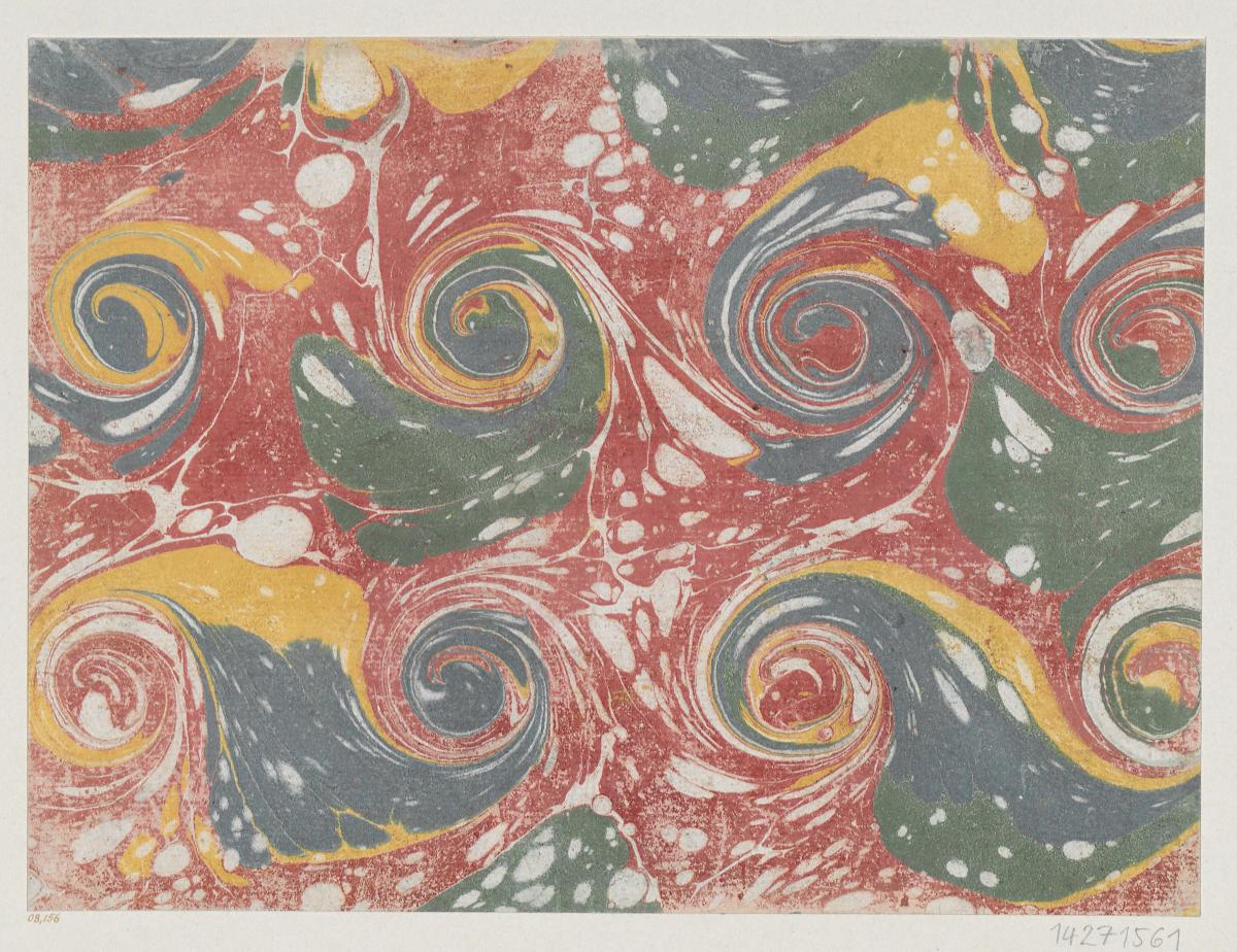 Schneckenmarmorpapier