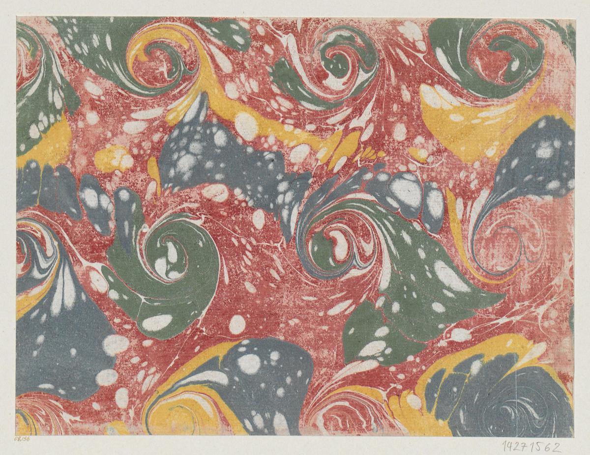 Schneckenmarmorpapier