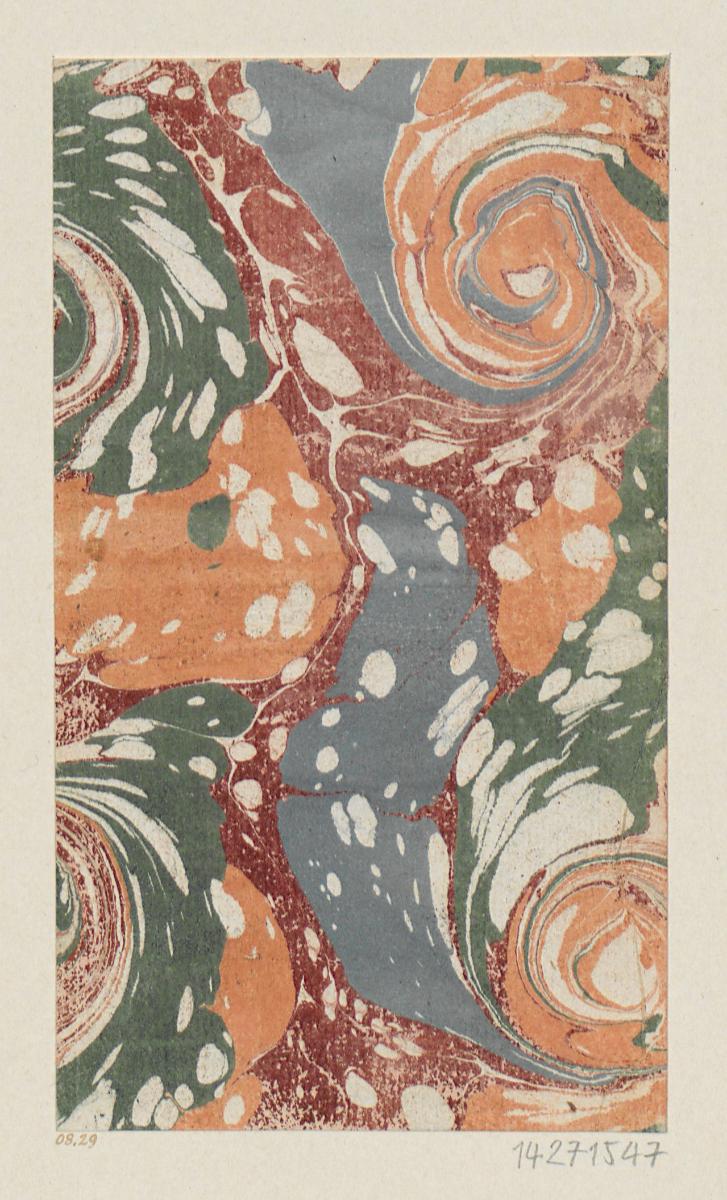 Schneckenmarmorpapier