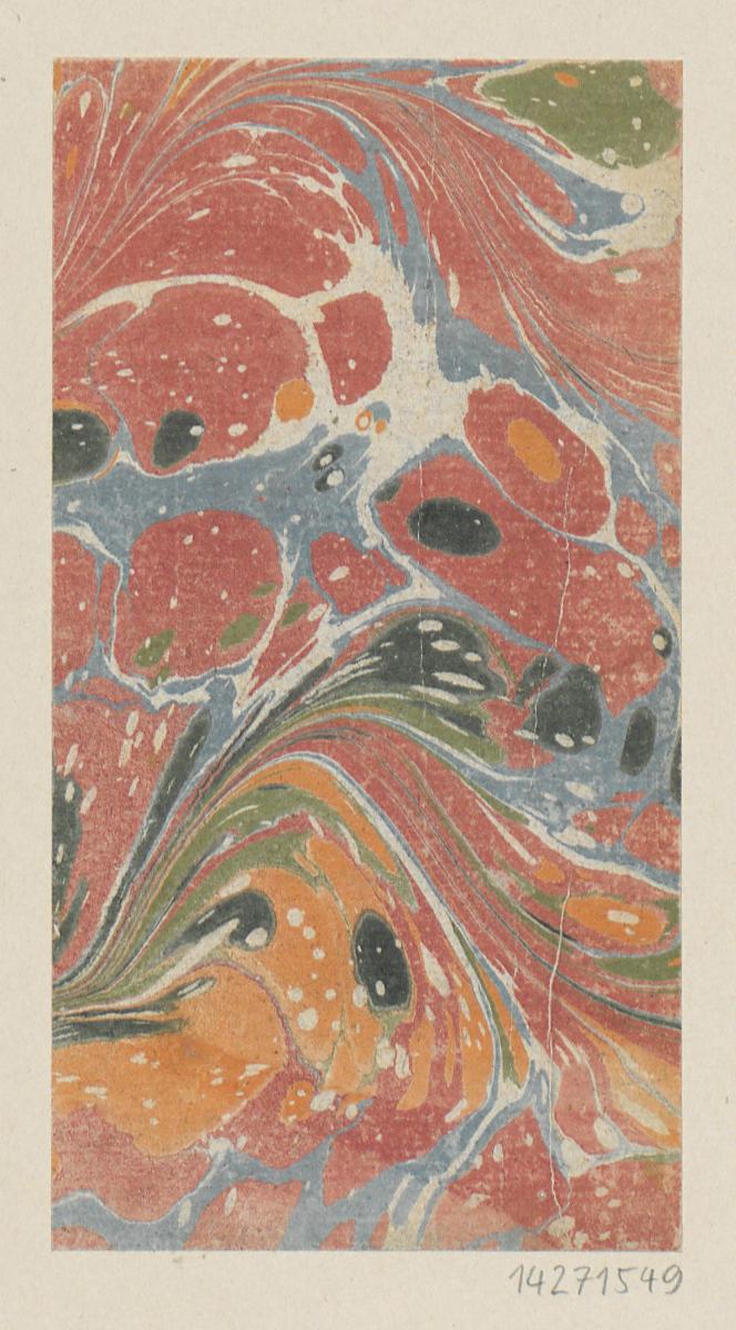 Gezogenes Marmorpapier