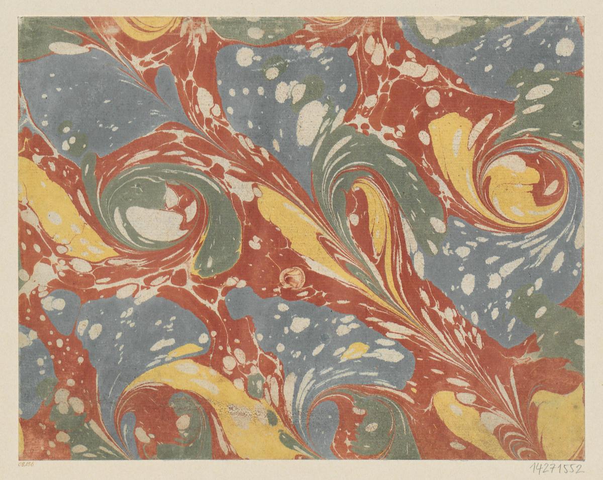 Schneckenmarmorpapier
