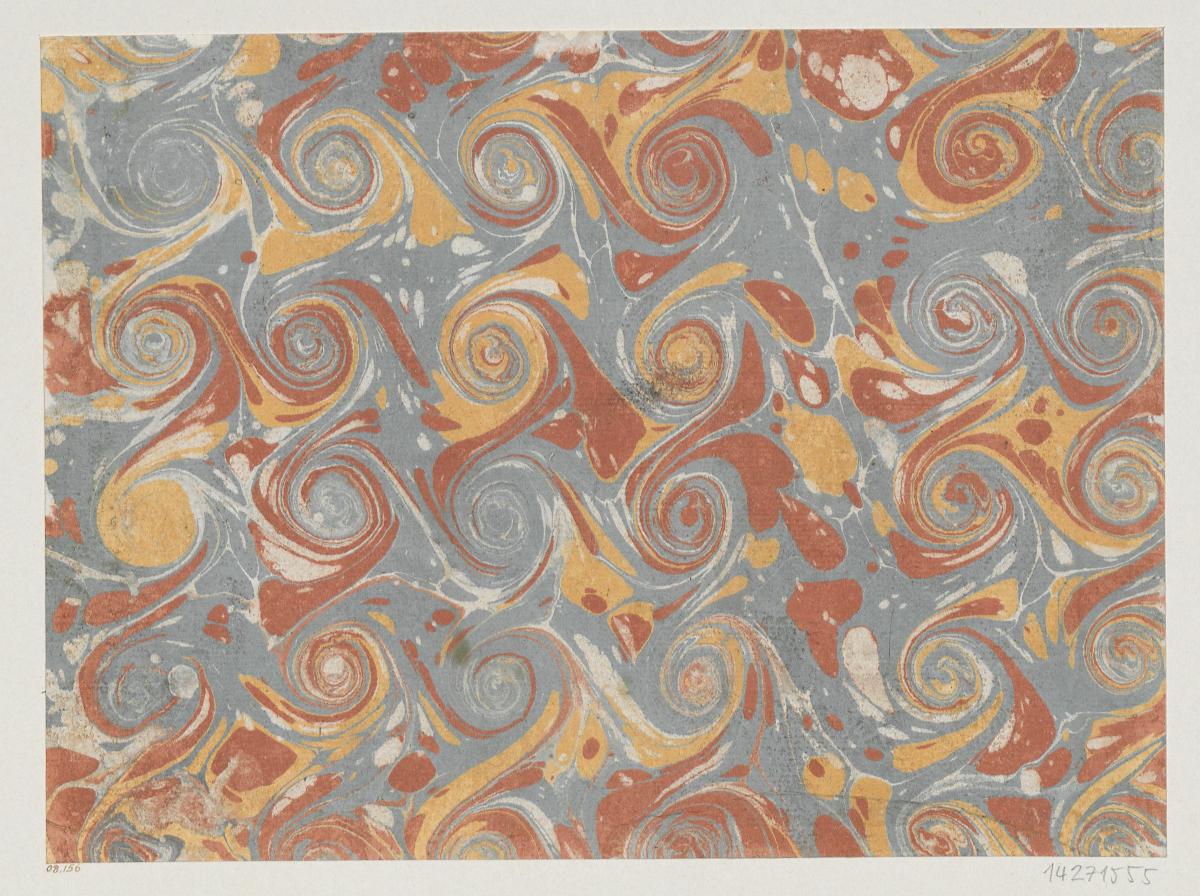 Schneckenmarmorpapier