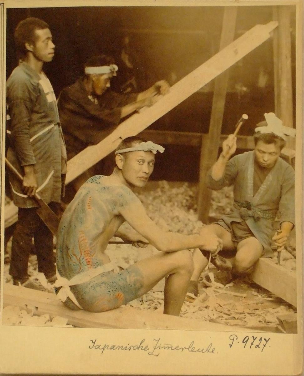 Japanische Zimmerleute