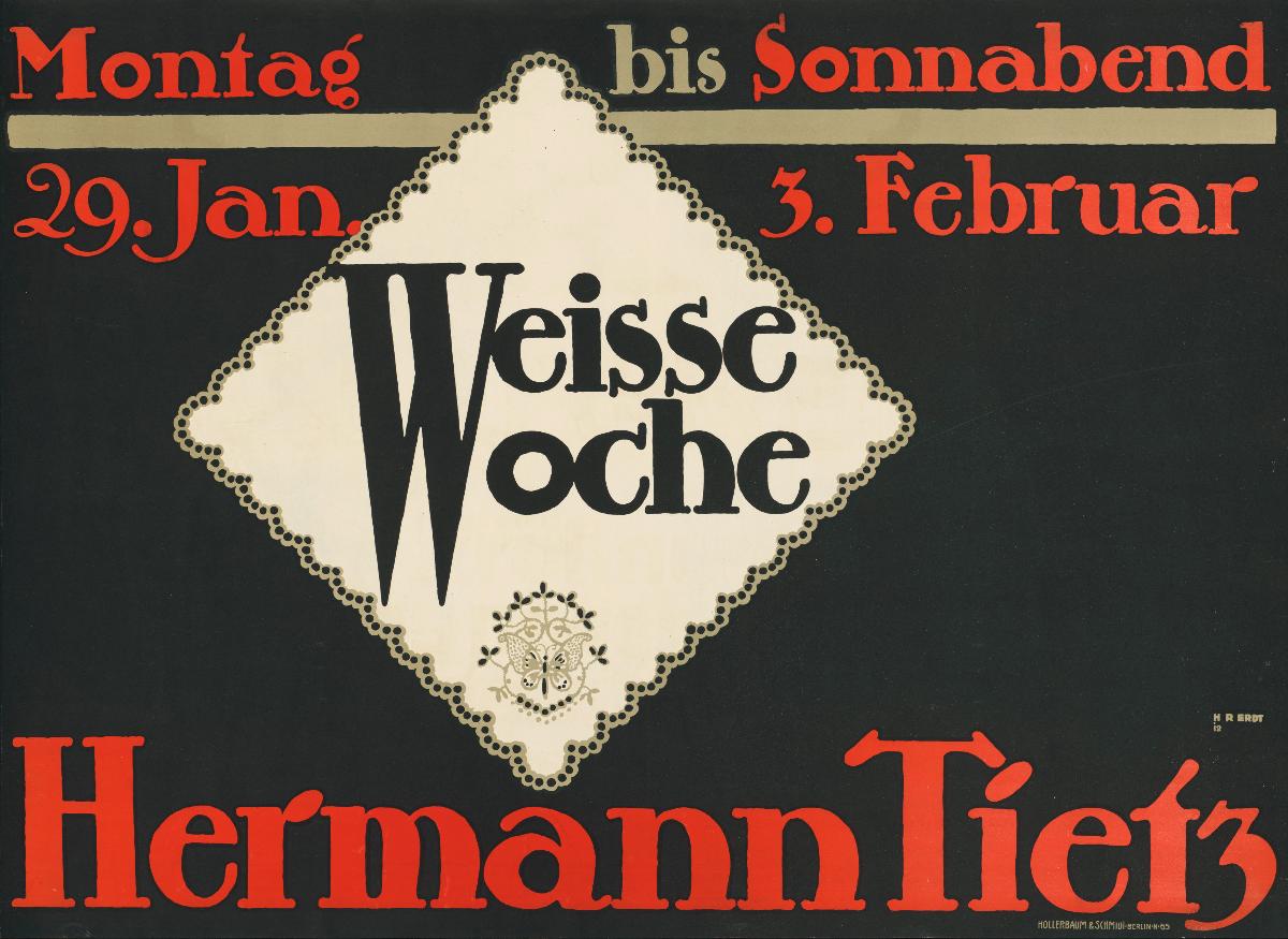 Weiße Woche. Hermann Tietz
