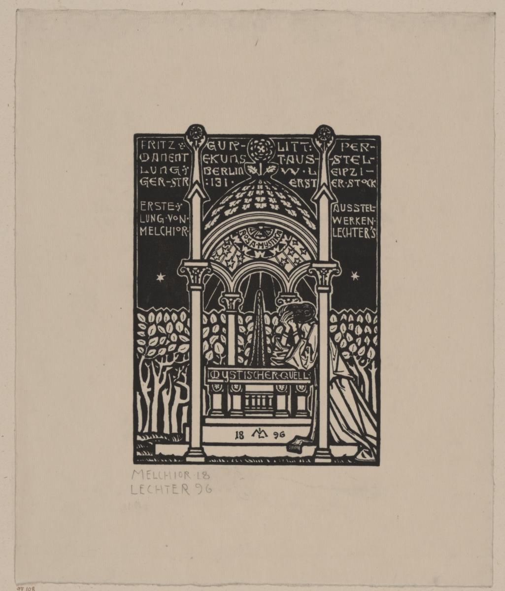 Mystischer Quell. Erste Ausstellung von Werken Melchior Lechters