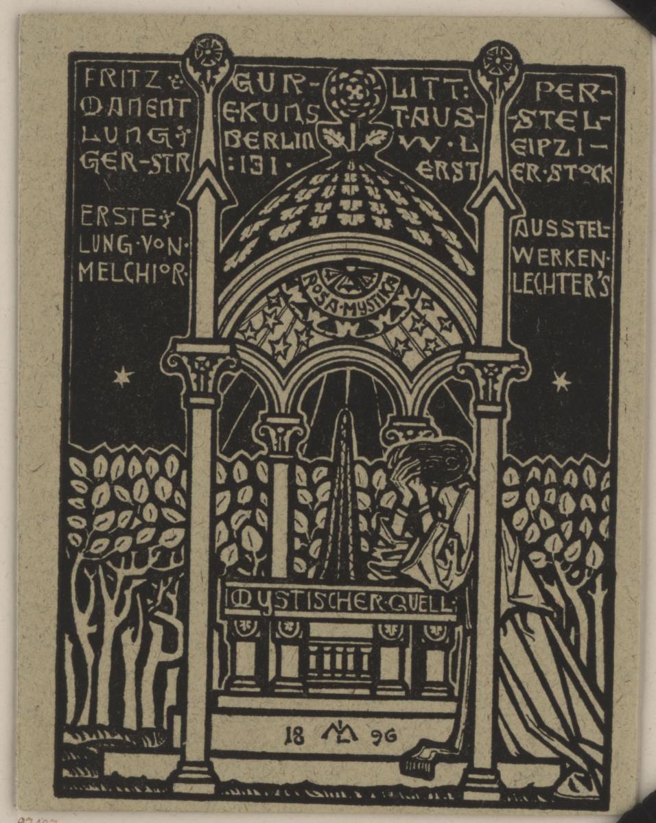 Mystischer Quell. Erste Ausstellung von Werken Melchior Lechters