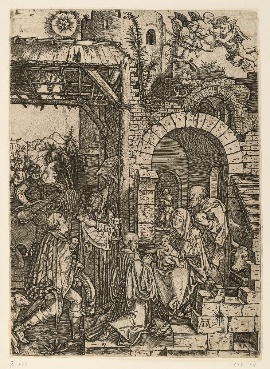 Die Anbetung der Könige (Marienleben), nach Albrecht Dürer