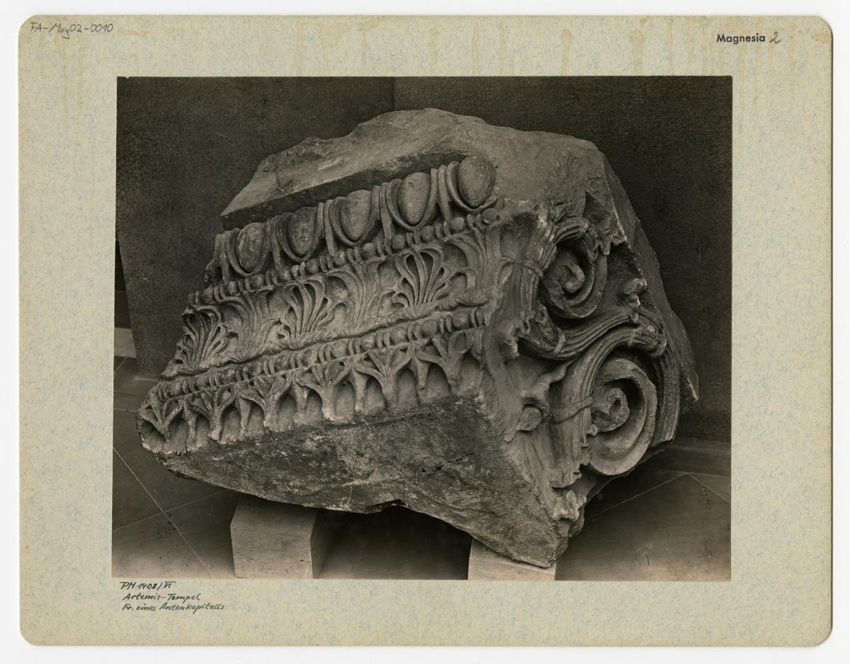 Magnesia am Mäander, Artemision, Antenkapitell (Aufstellung in Berlin)