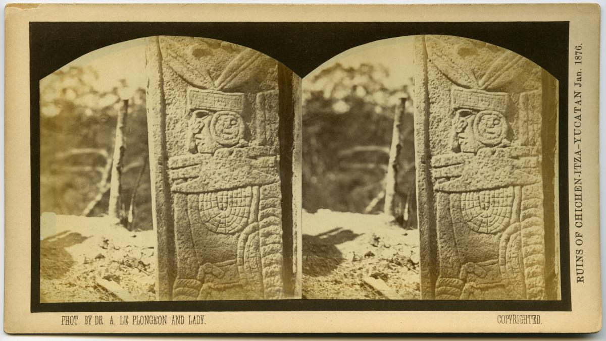 Reliefausschnitt von einer Stele.