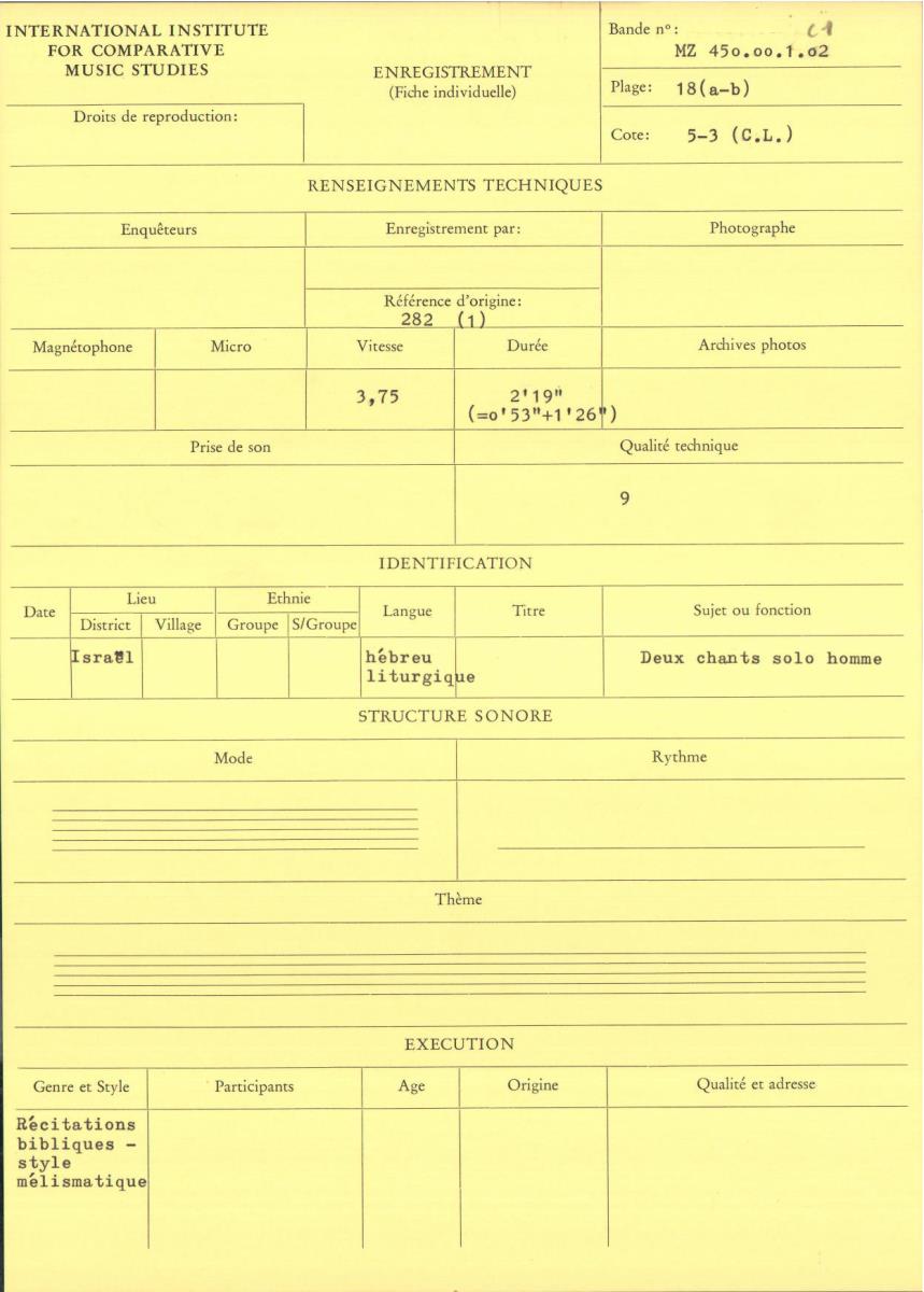 Israel I