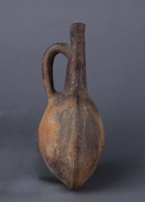 Kugelige Flasche (Pilgerflasche, Red Lustrous Wheel-made Ware)