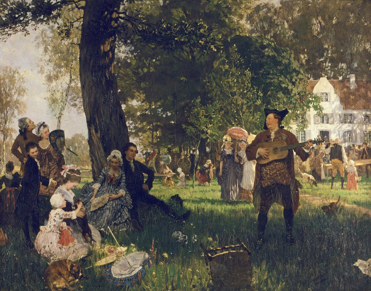 Ländliches Fest im 18. Jahrhundert