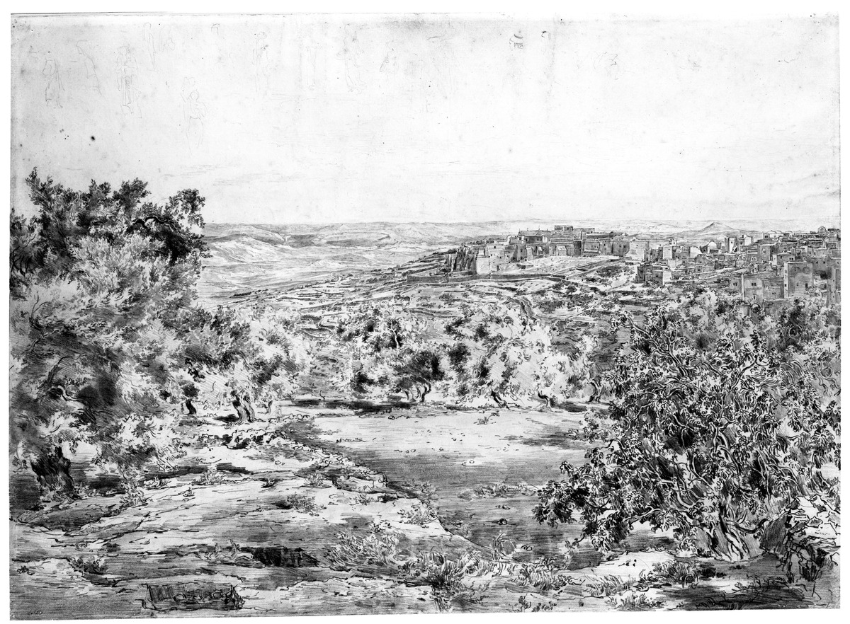 Blick auf Bethlehem