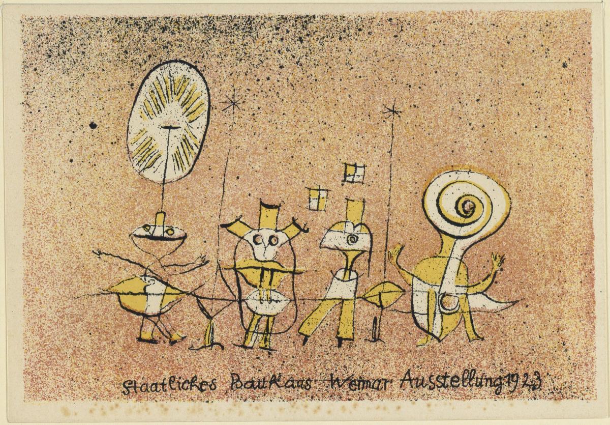 Die Heitere Seite, Postkarte zur Bauhaus-Ausstellung 1923 (1923, 48)