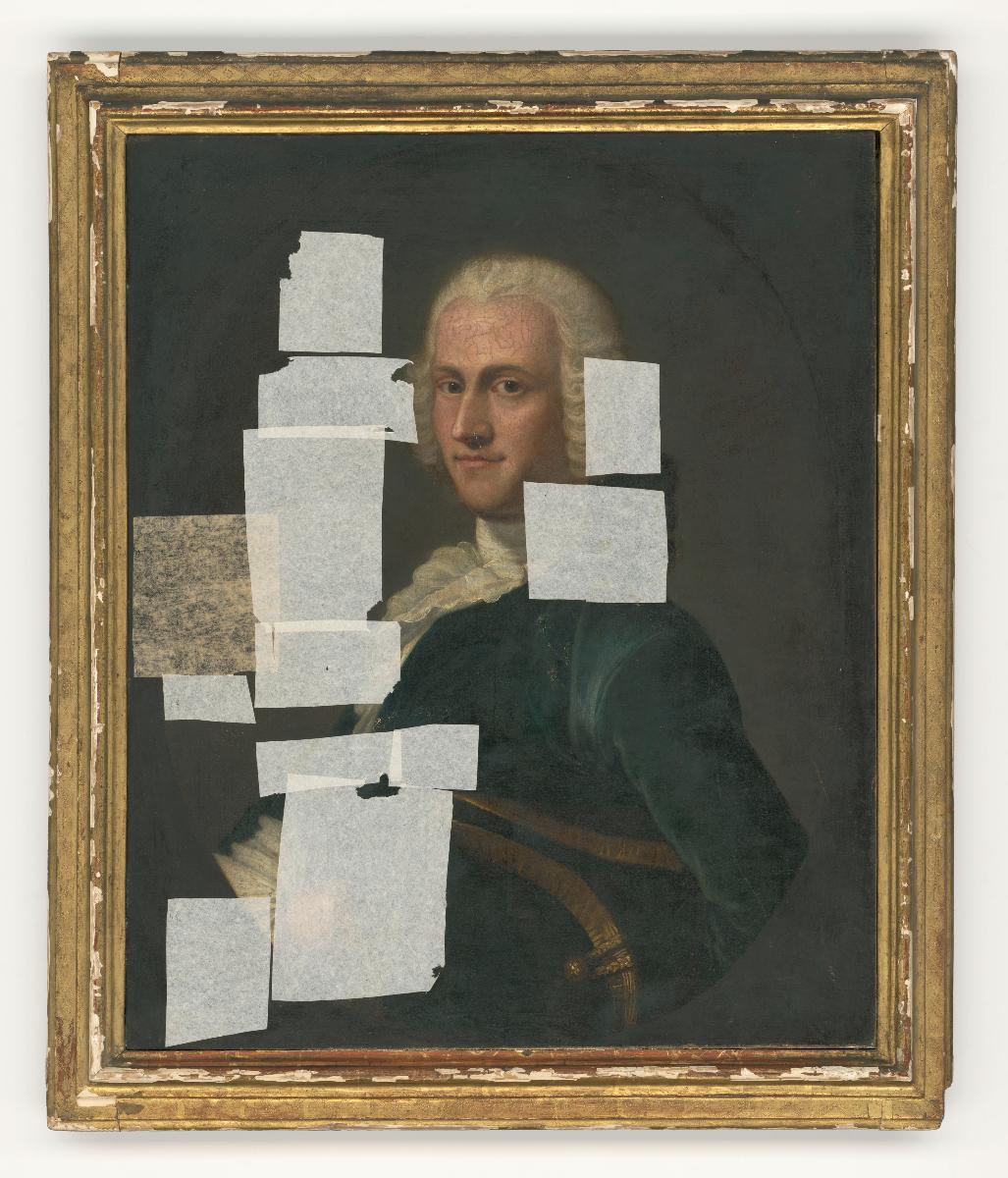 Porträt eines Herrn in Habit mit Perücke und Chapeau bras