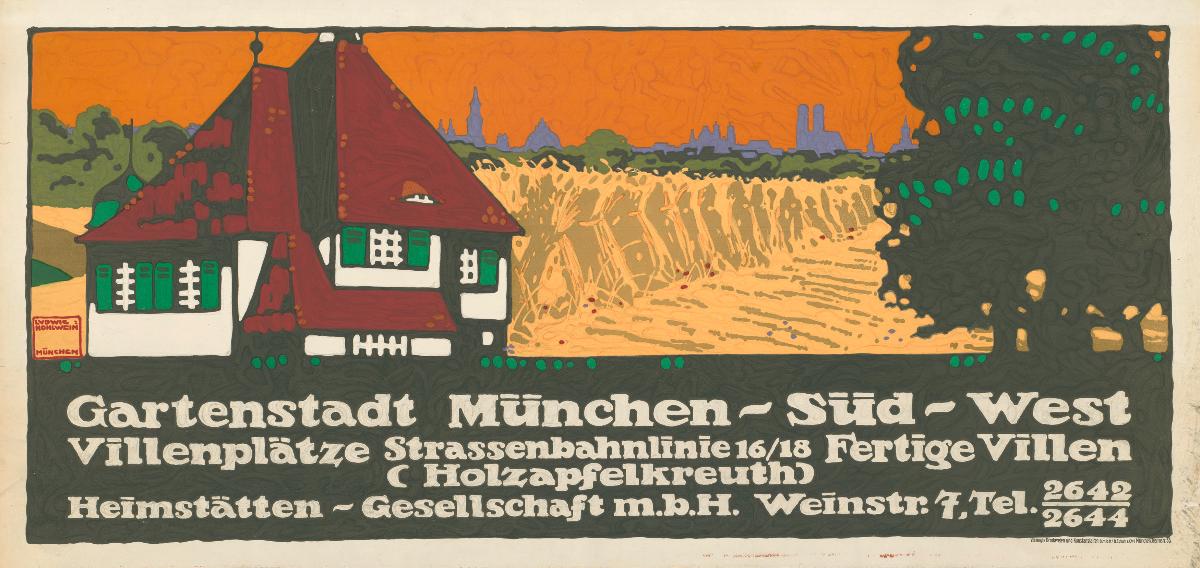 Gartenstadt München Süd West. Heimstätten Gesellschaft