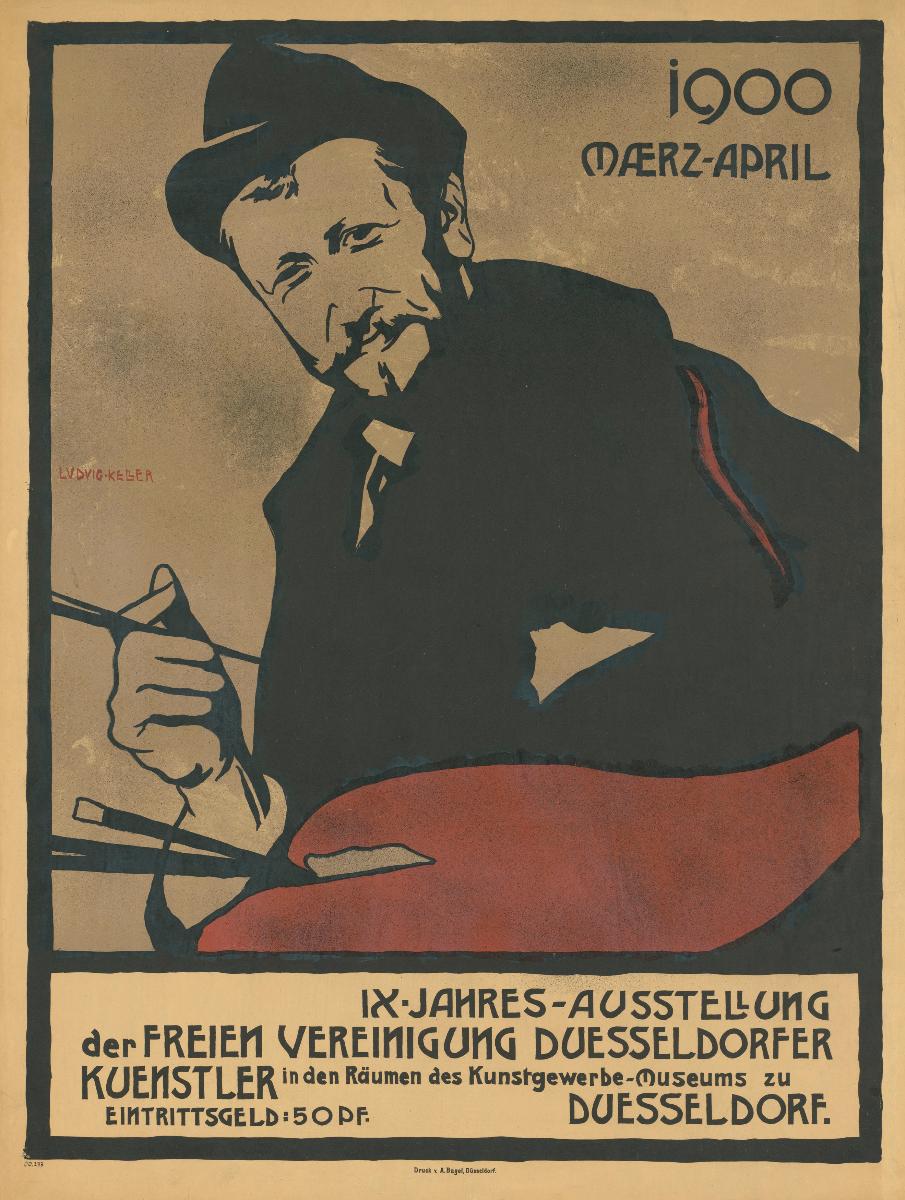 9. Jahresausstellung der Freien Vereinigung Düsseldorfer Künstler. März bis April 1900