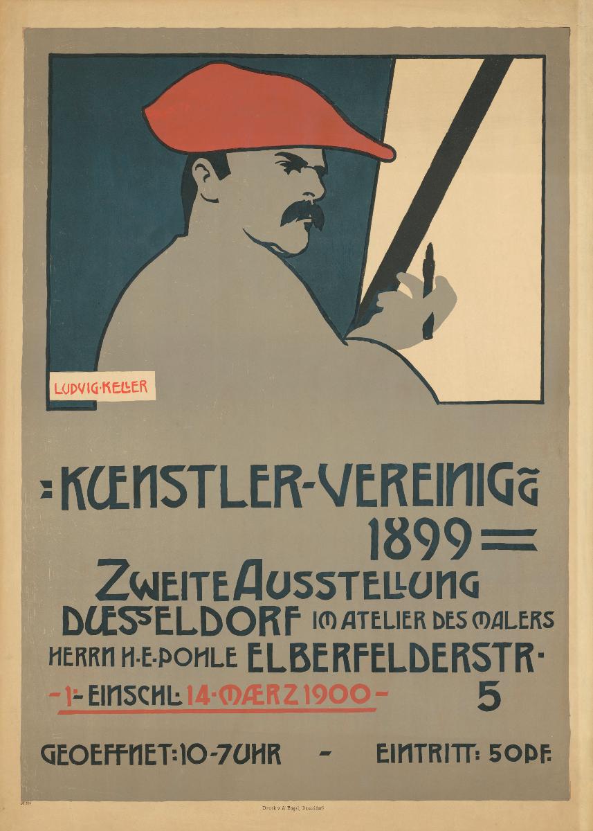Künstler-Vereinigung 1899. Zweite Ausstellung im Atelier des Malers H. E. Pohle, Düsseldorf