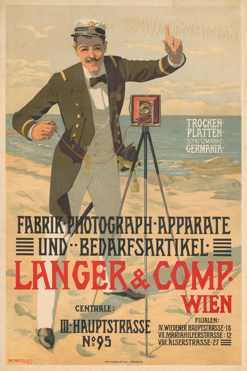Photographie. Apparate und Bedarfsartikel. Langer & Comp. Wien