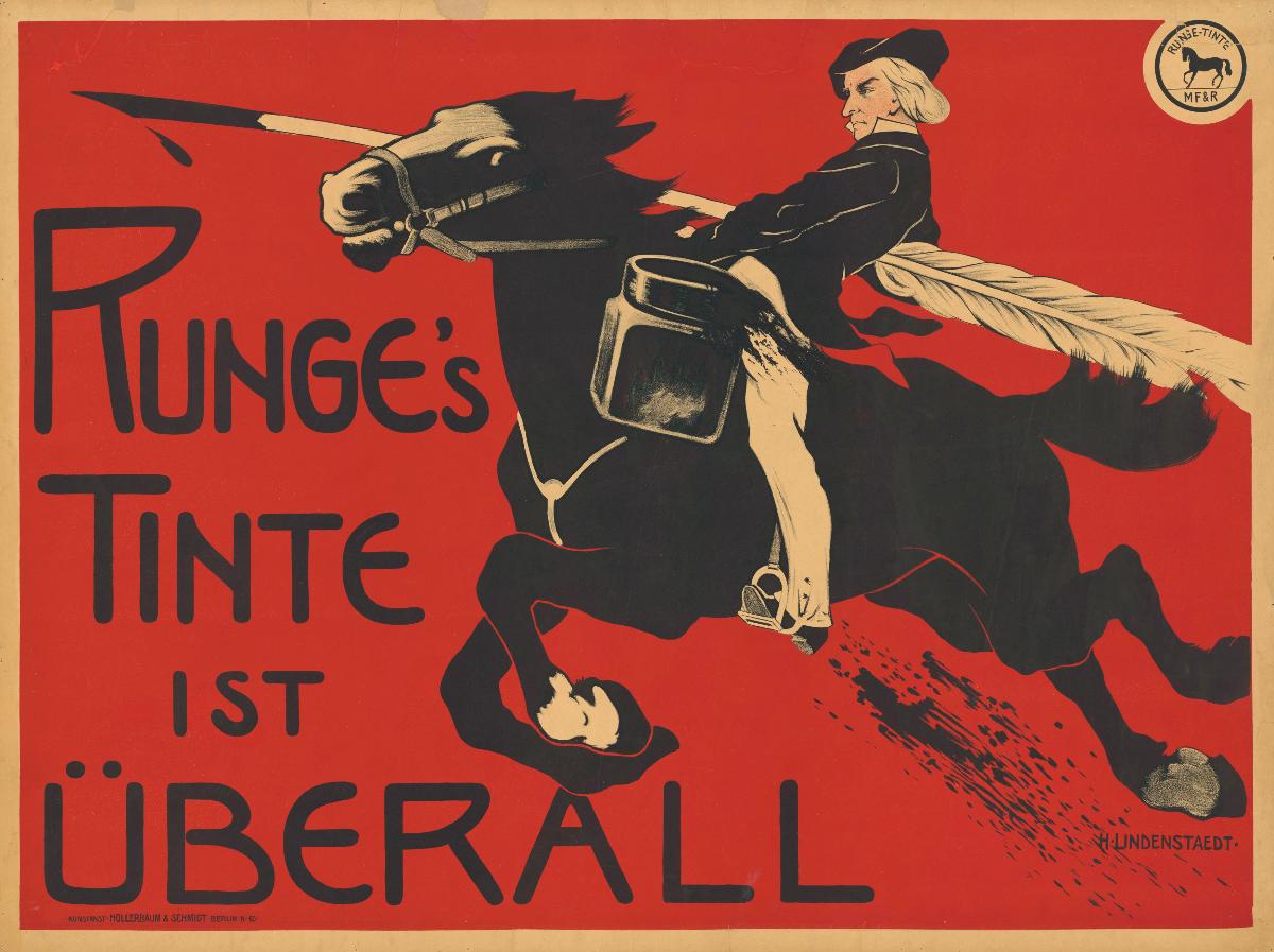 Runges Tinte ist überall