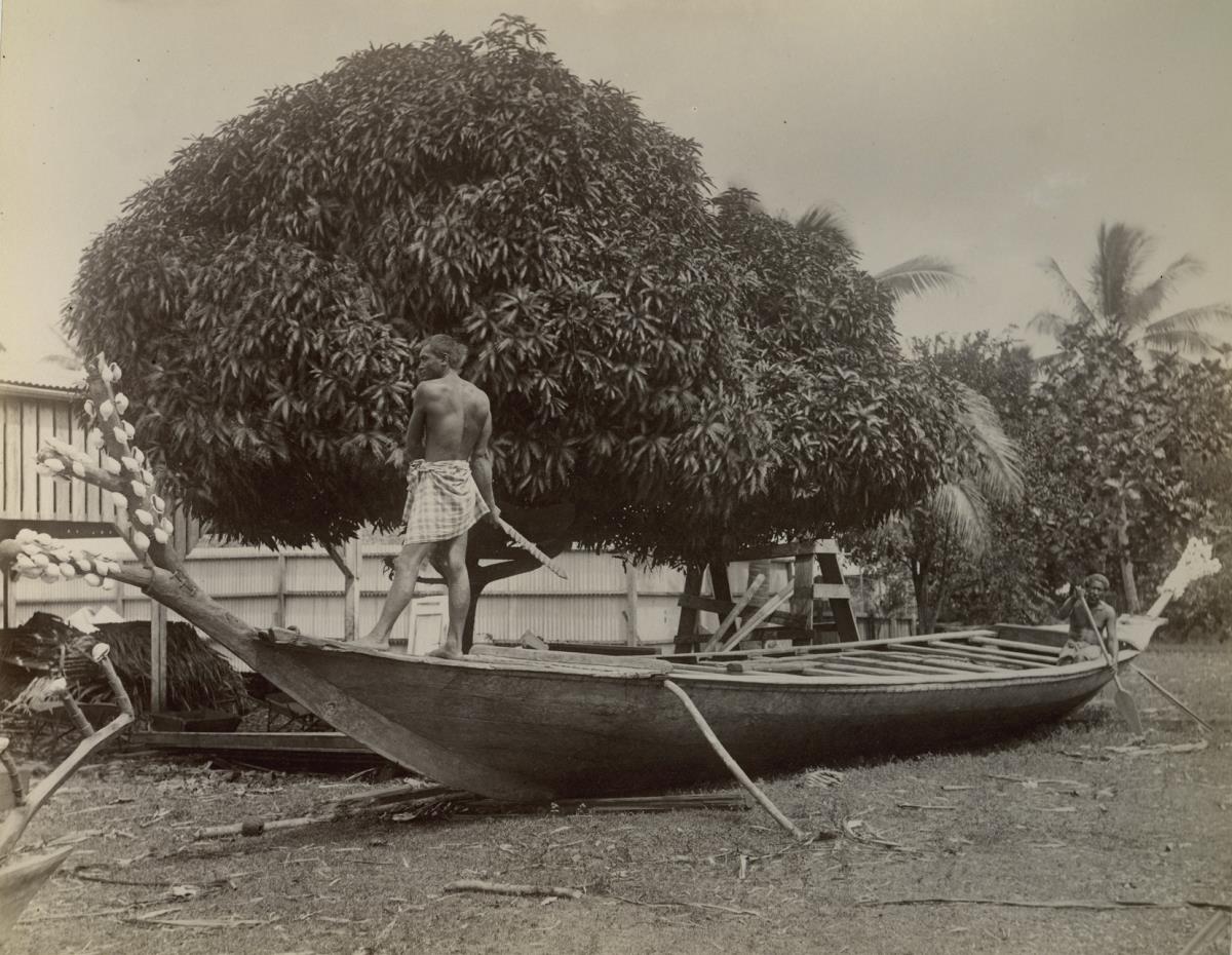 "Kriegsboot, Samoa Ins."