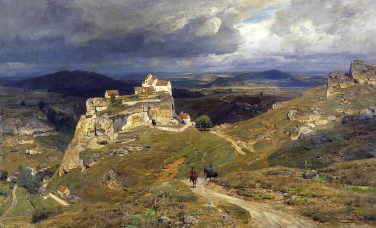 Eine Burg in der Eifel