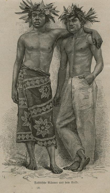 "Tahitische Männer aus dem Volke."