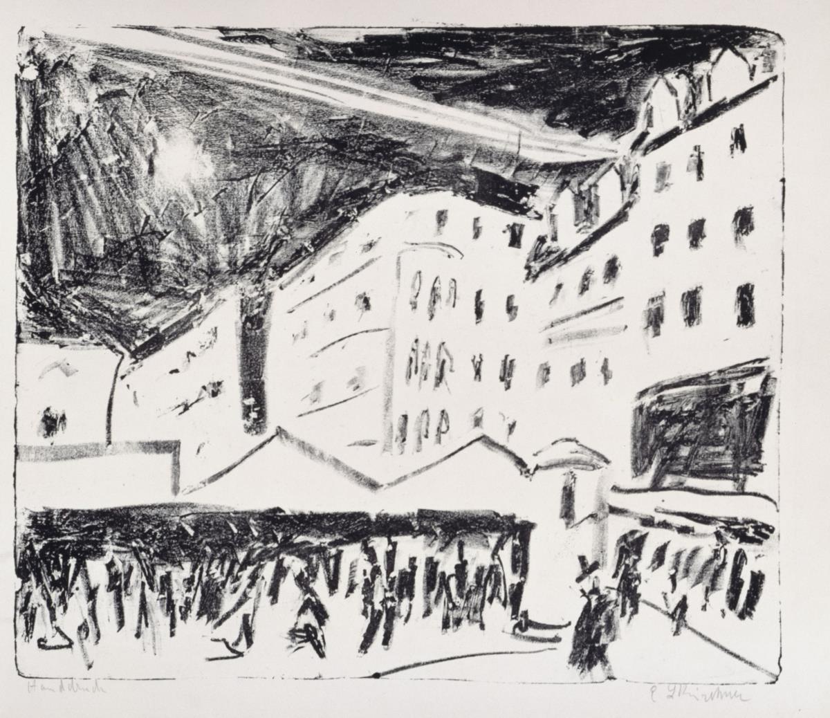Der Altmarkt in Dresden mit Jahrmarkt