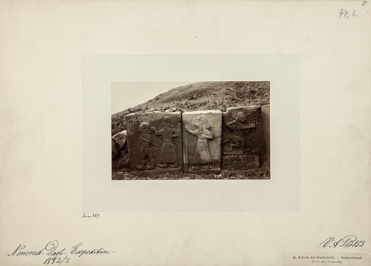 Reliefs bei Sendschirli. - Südwestwand