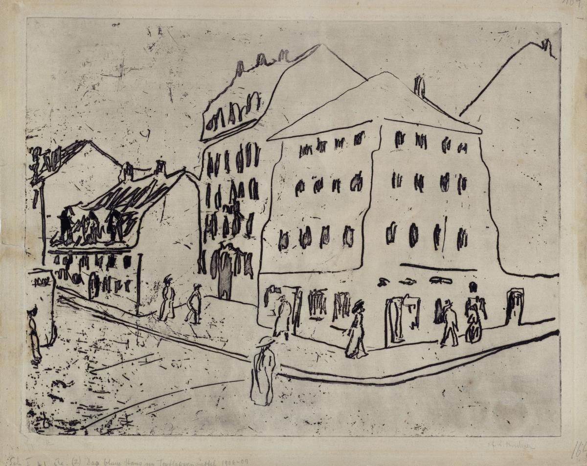 Das blaue Haus im Topflappenviertel