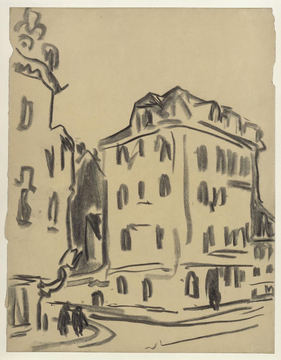 Hohes Eckhaus in Dresden