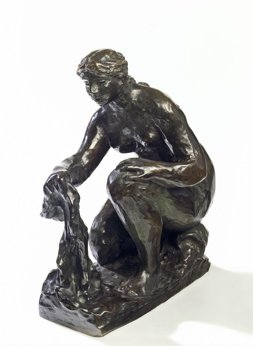 Kleine Wäscherin (La petite laveuse accroupie)