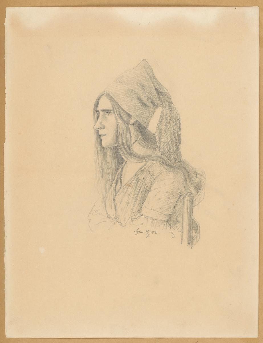 Ägypten-Expedition, Portrait eines Mädchens