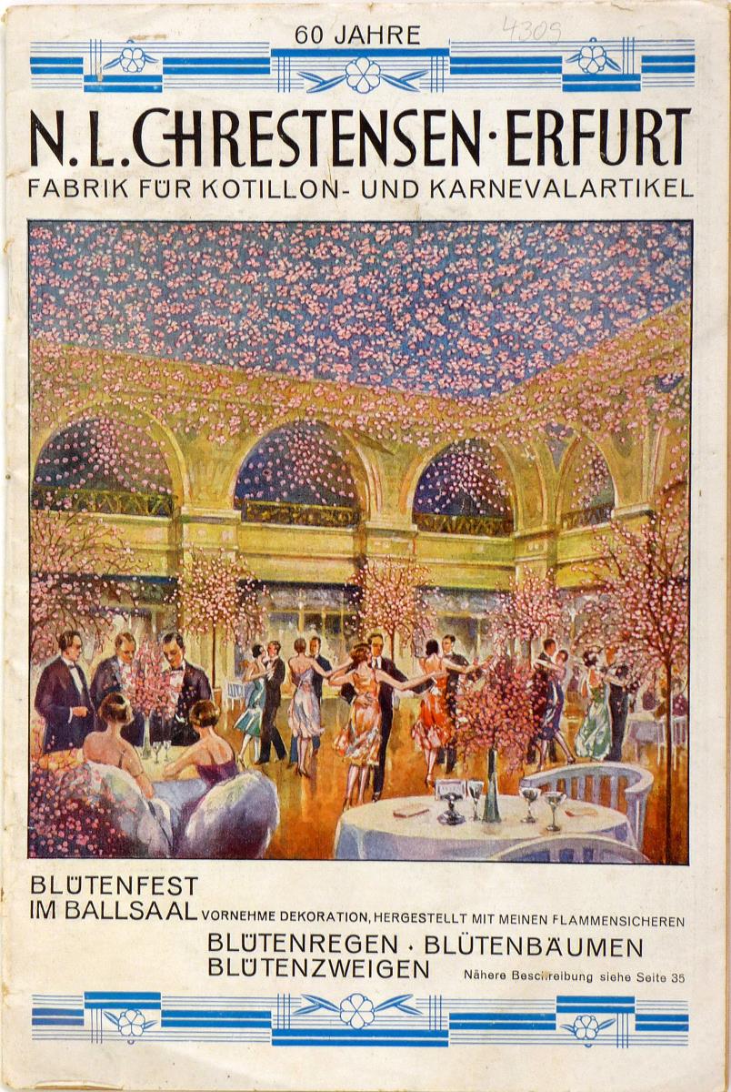 Hauptkatalog zum 60 jährigen Bestehen. N.L. Crestensen Erfurt. Fabrik für Kotillon- und Karnevalartikel