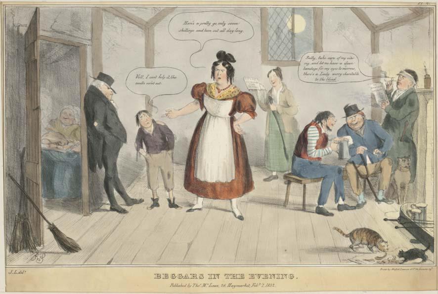 Beggars in the Evening