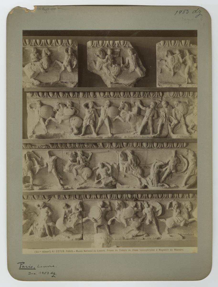 Magnesia am Mäander, Artemision, Fries (Aufstellung in Paris, Musée du Louvre)